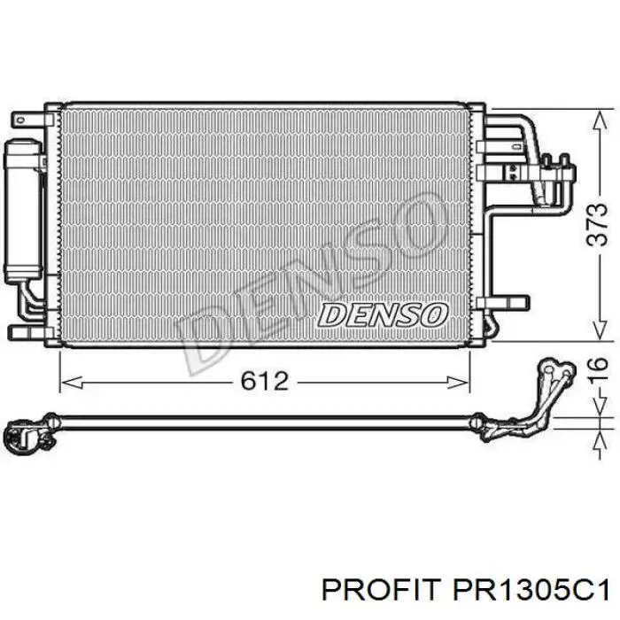 PR1305C1 Profit condensador aire acondicionado
