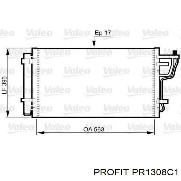 PR 1308C1 Profit condensador aire acondicionado