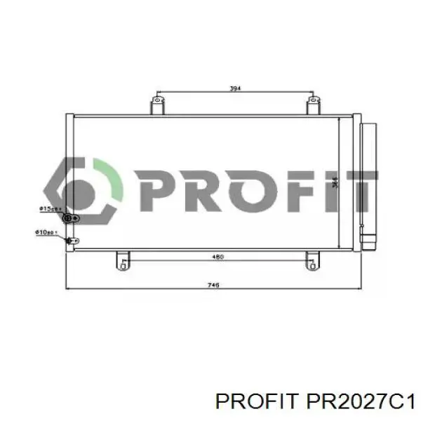 PR 2027C1 Profit condensador aire acondicionado