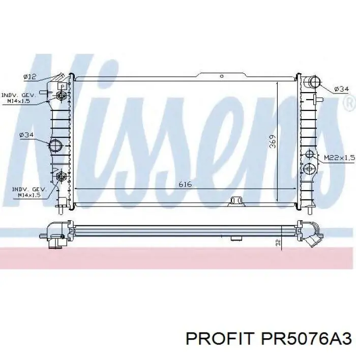 PR5076A3 Profit radiador