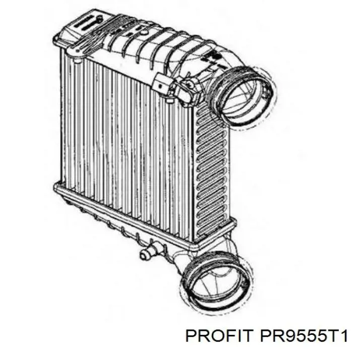 PR 9555T1 Profit radiador de aire de admisión