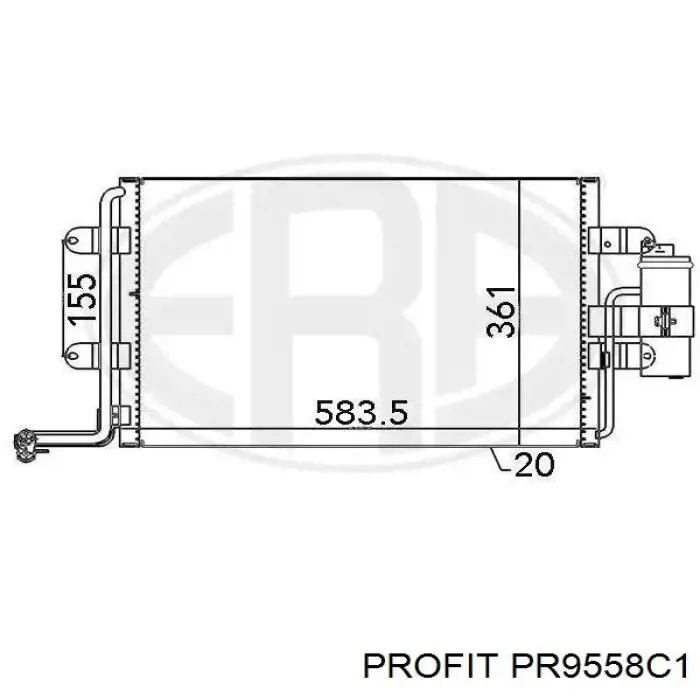 PR 9558C1 Profit condensador aire acondicionado