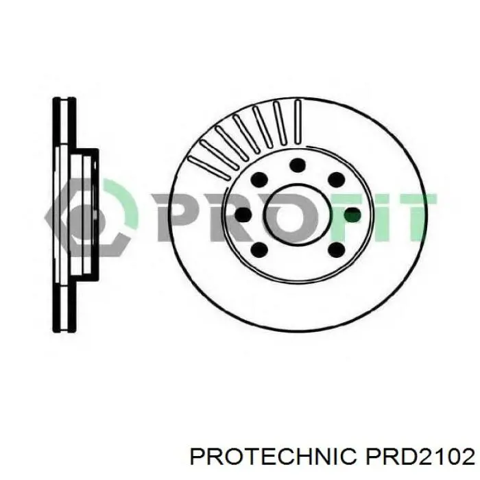 Freno de disco delantero Opel Astra 51, 52, F35, M35