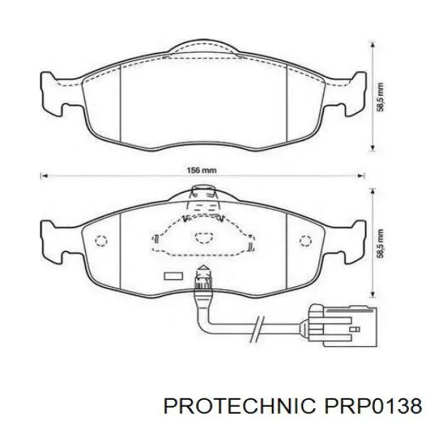 Pastillas de freno delanteras Ford Escort 4 GAF, AWF, ABFT