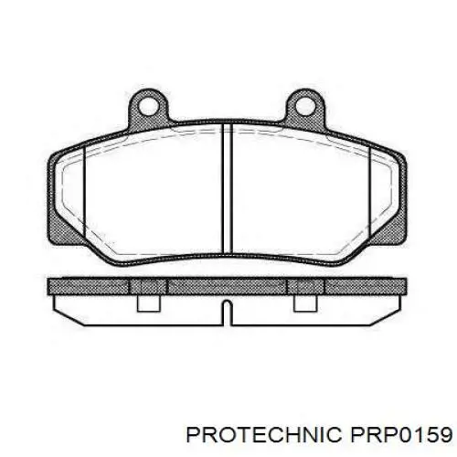 PRP0159 Protechnic pastillas de freno delanteras