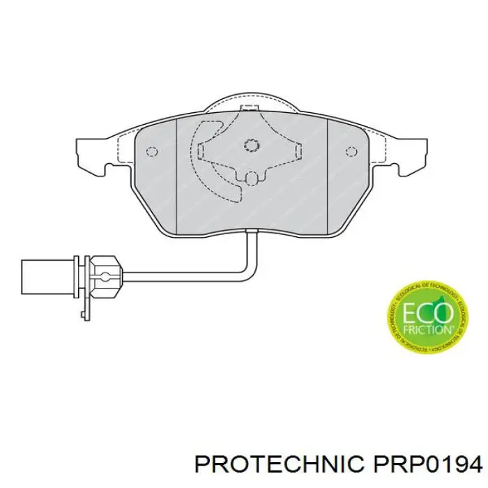 Pastillas de freno delanteras Audi A6 4F2