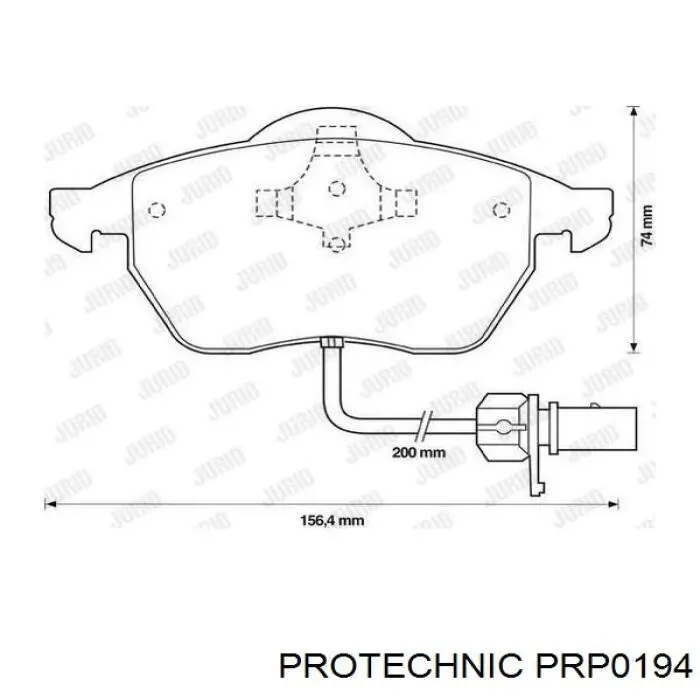 Pastillas de freno delanteras Audi A6 4F2