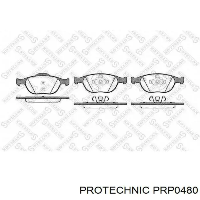 PRP0480 Protechnic pastillas de freno delanteras