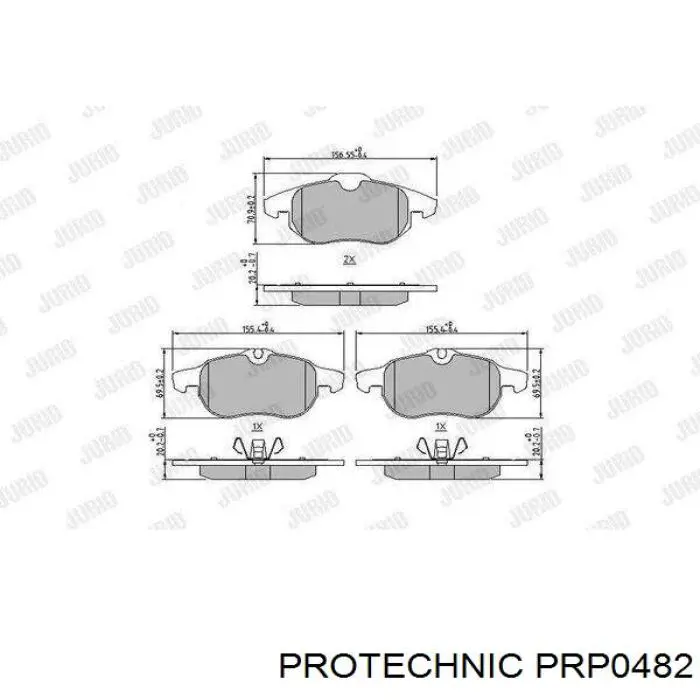 Pastillas de freno delanteras Opel Vectra