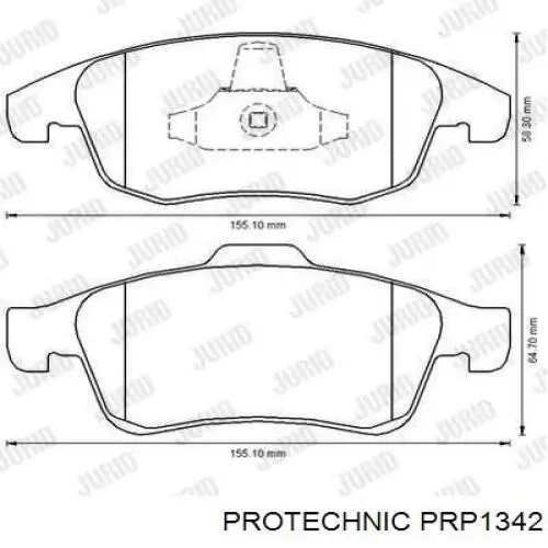 Pastillas de freno delanteras Citroen C4 UA