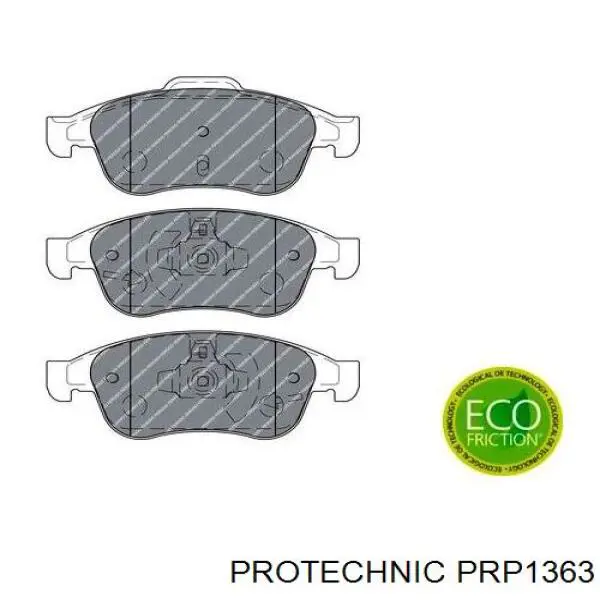 PRP1363 Protechnic pastillas de freno delanteras