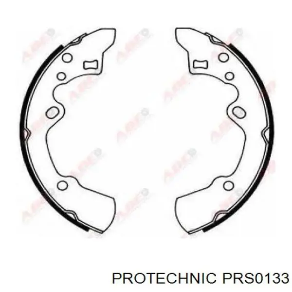 PRS0133 Protechnic zapatas de frenos de tambor traseras