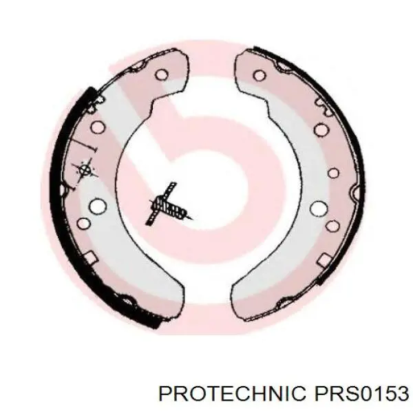 PRS0153 Protechnic zapatas de frenos de tambor traseras