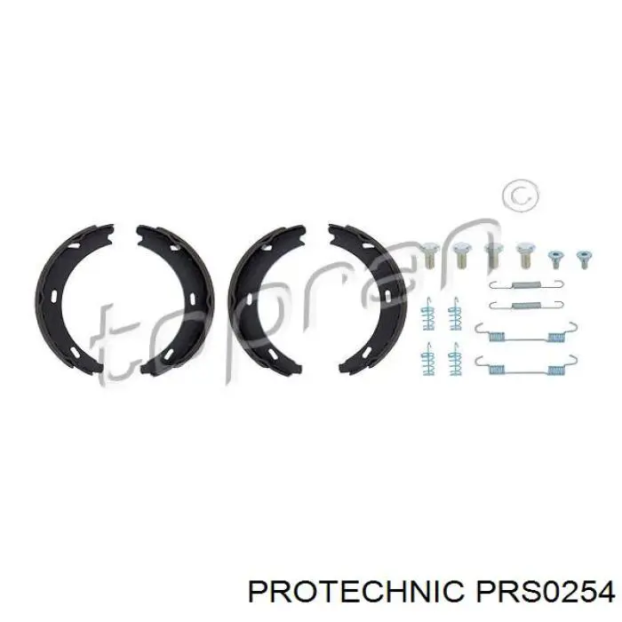 Juego de zapatas de frenos, freno de estacionamiento Mercedes E C124