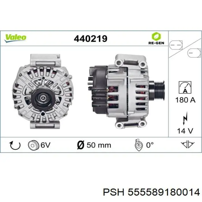 555.589.180.014 PSH alternador