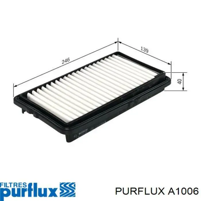 Filtro de aire A1006 Purflux