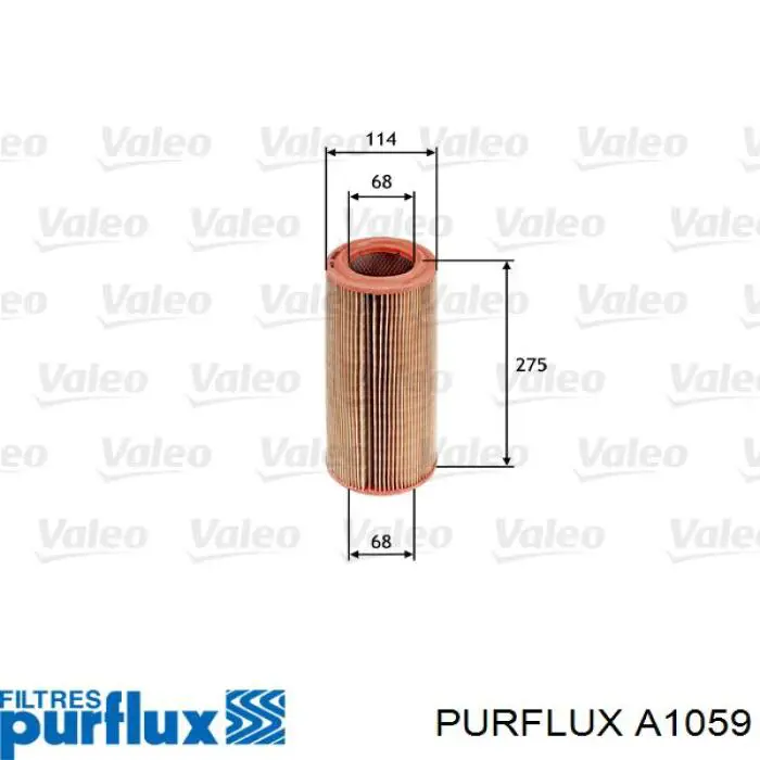 El filtro de aire Purflux A1059 precio, desde 9,36 EUR