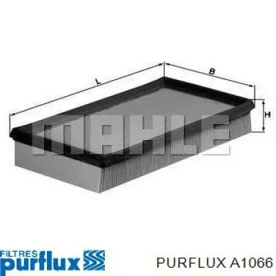 A1066 Purflux Filtro de aire de motor