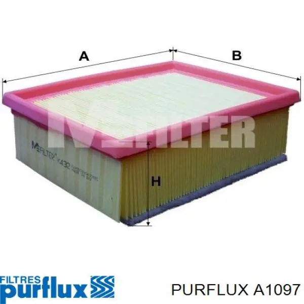 El filtro de aire Purflux A1097 precio, desde 8,61 EUR