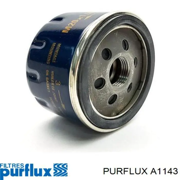 A1143 Purflux Filtro de aire de motor