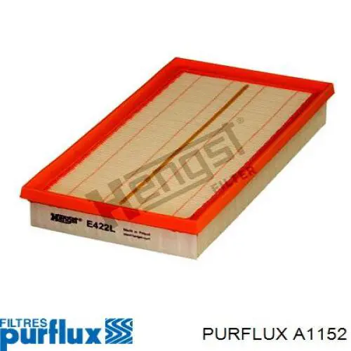 A1152 Purflux Filtro de aire de motor