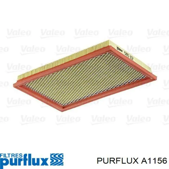 A1156 Purflux Filtro de aire de motor
