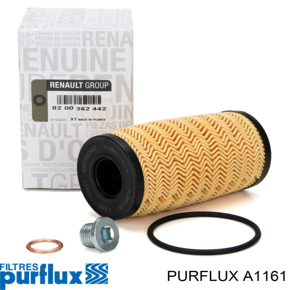 Filtro de aire A1161 Purflux