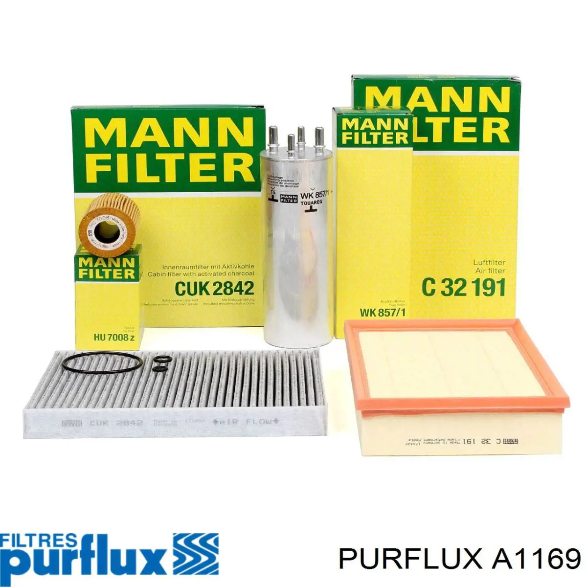 A1169 Purflux filtro de aire