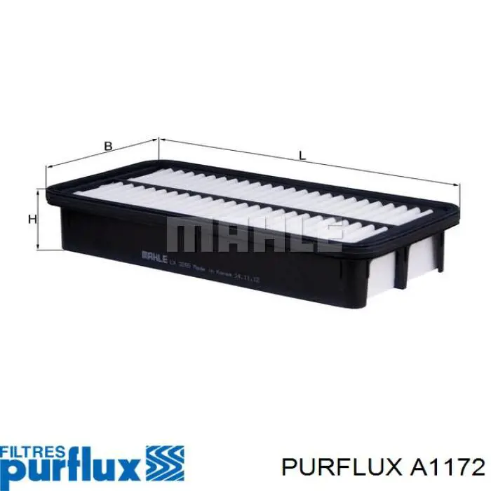 Comprar A1172 Purflux Filtro de aire