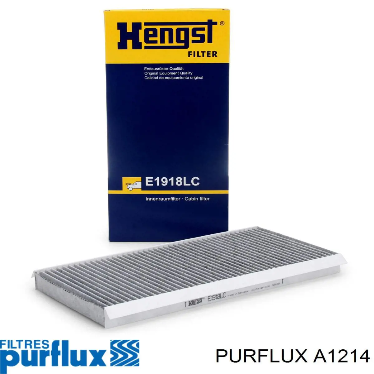 A1214 Purflux Filtro de aire de motor