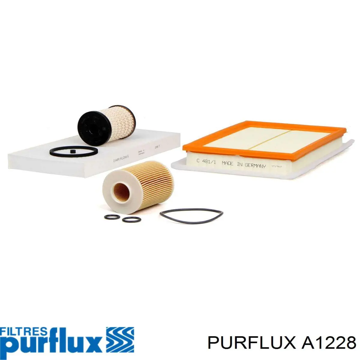A1228 Purflux Filtro de aire de motor