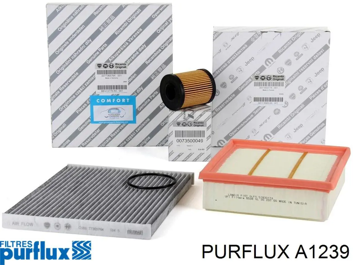 A1239 Purflux filtro de aire