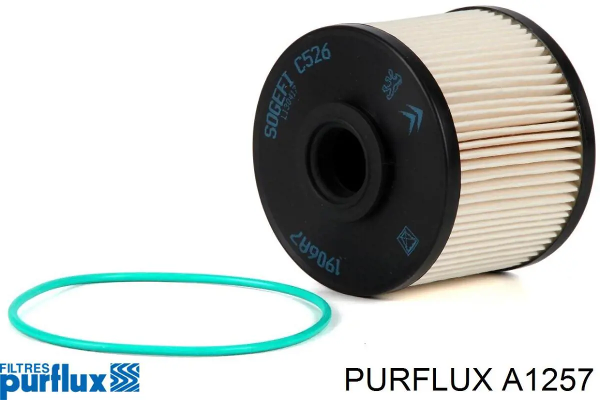 A1257 Purflux Filtro de aire de motor
