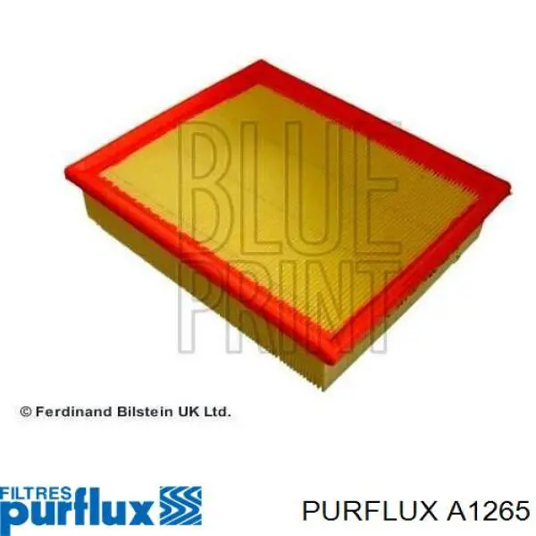 A1265 Purflux Filtro de aire de motor
