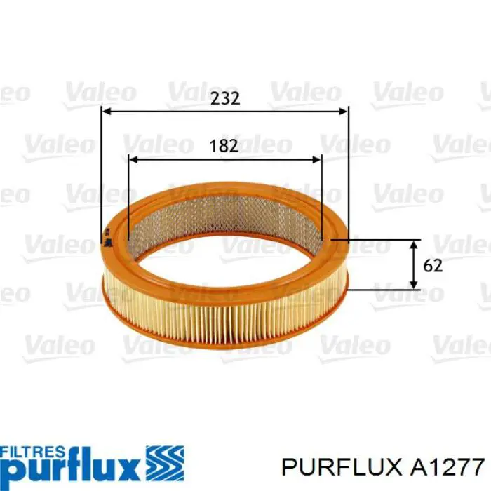 Comprar A1277 Purflux Filtro de aire
