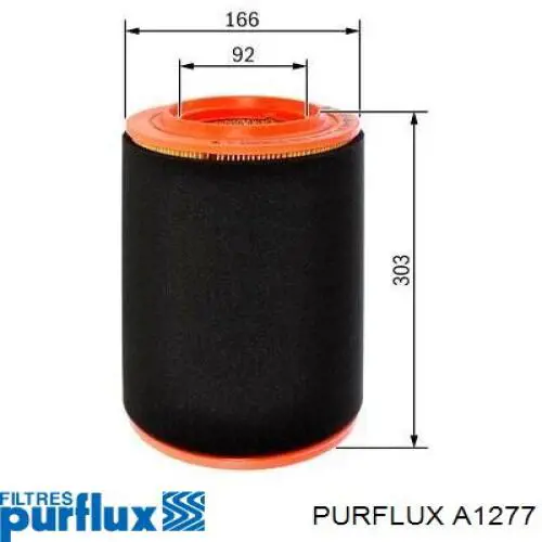 Filtro de aire A1277 Purflux