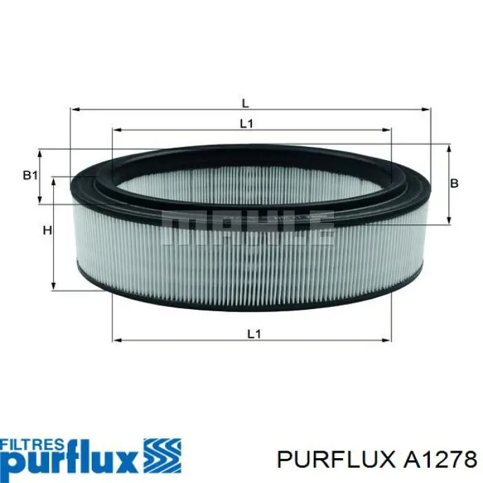 Comprar A1278 Purflux Filtro de aire