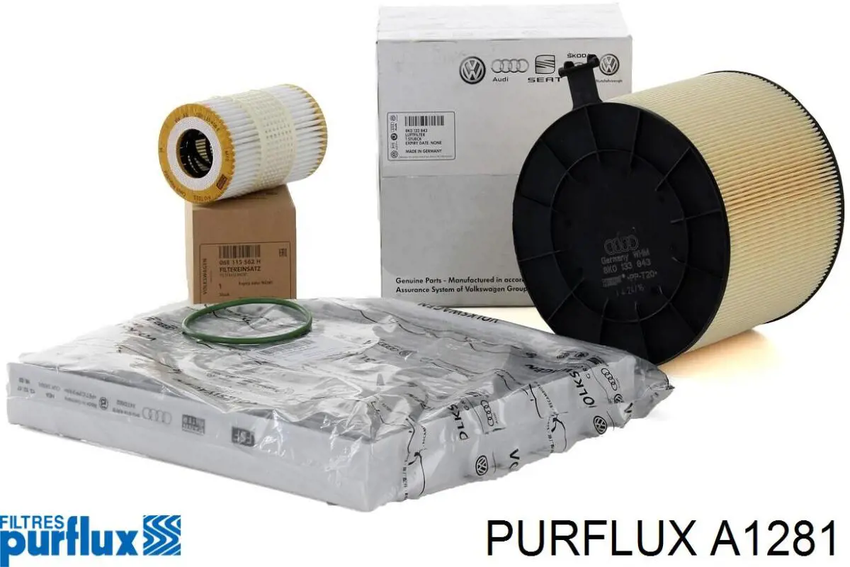 A1281 Purflux Filtro de aire de motor