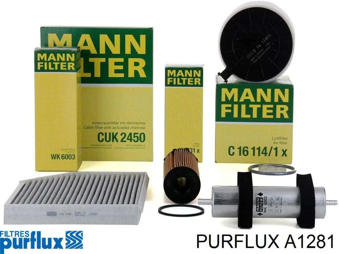 Filtro de aire A1281 Purflux
