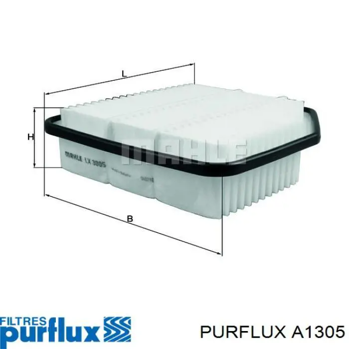 A1305 Purflux filtro de aire