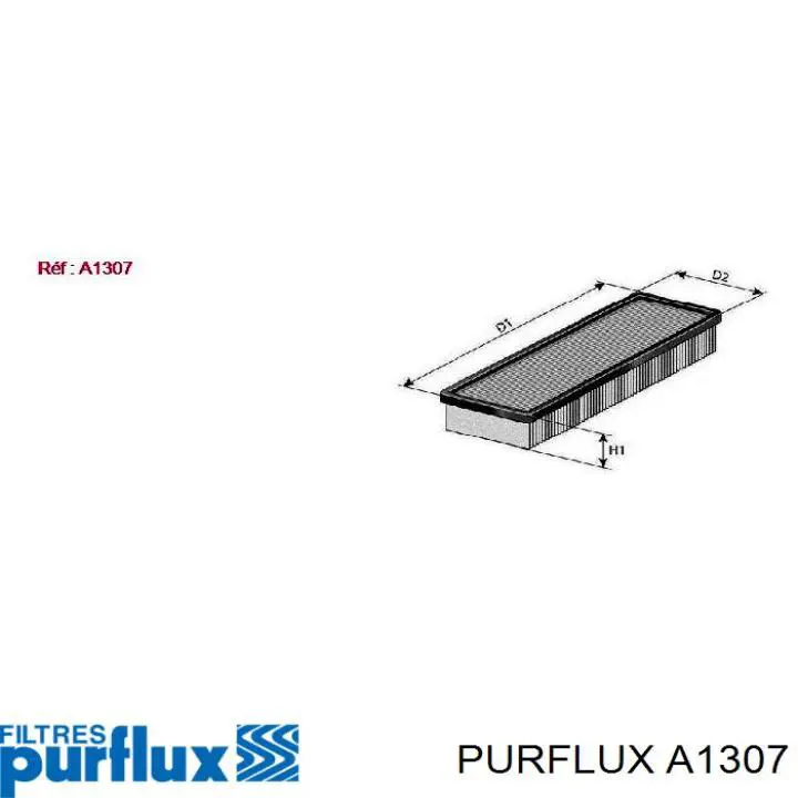 A1307 Purflux filtro de aire