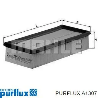 A1307 Purflux Filtro de aire de motor