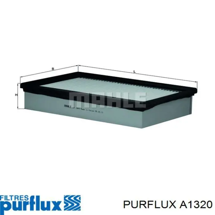 Filtro de aire A1320 Purflux