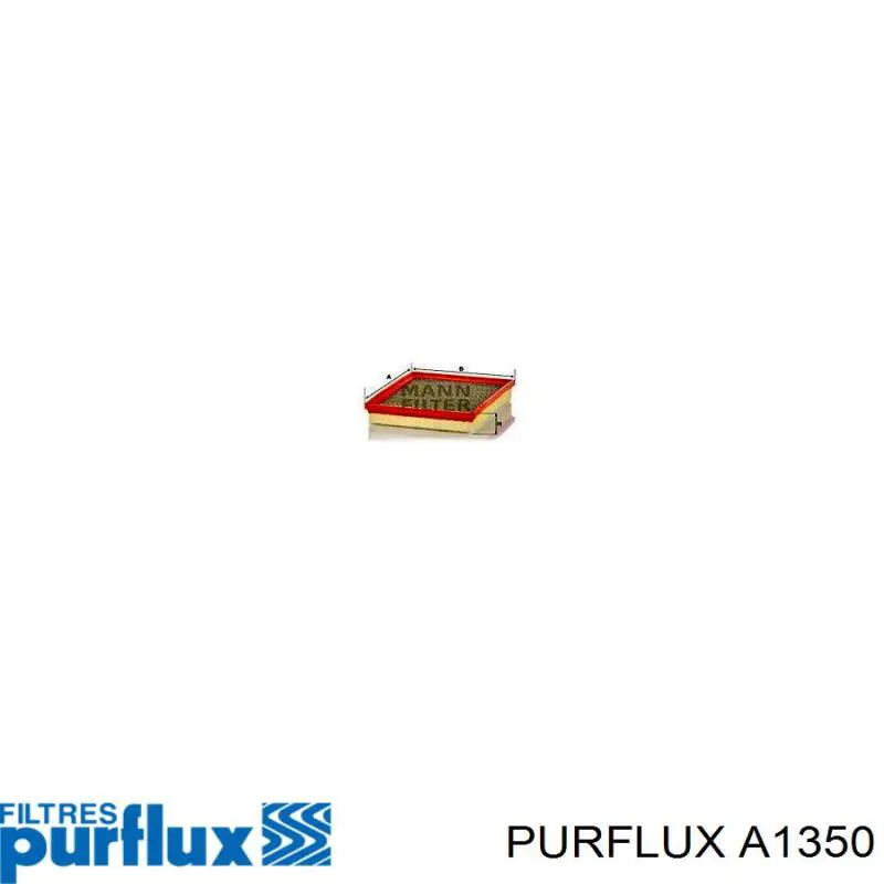 A1350 Purflux Filtro de aire de motor