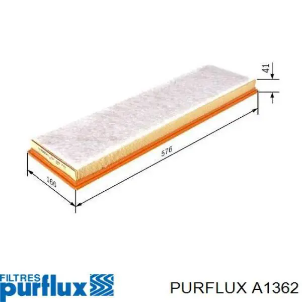 Comprar A1362 Purflux Filtro de aire