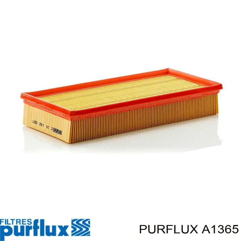 A1365 Purflux Filtro de aire de motor