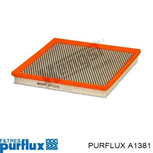 A1381 Purflux Filtro de aire de motor
