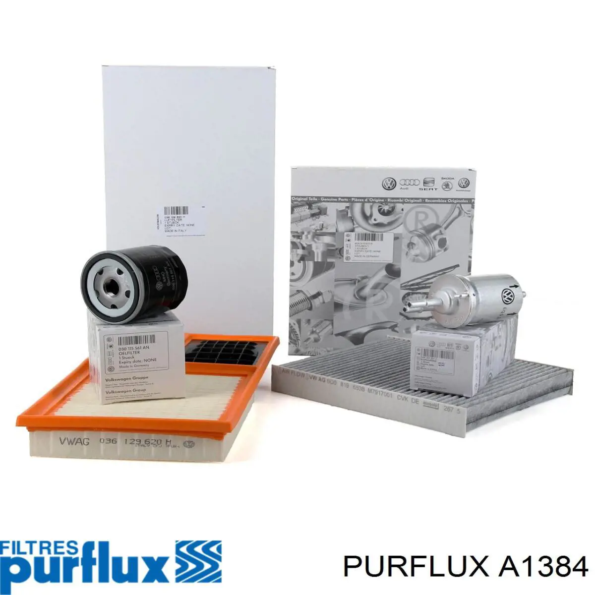 Filtro de aire A1384 Purflux