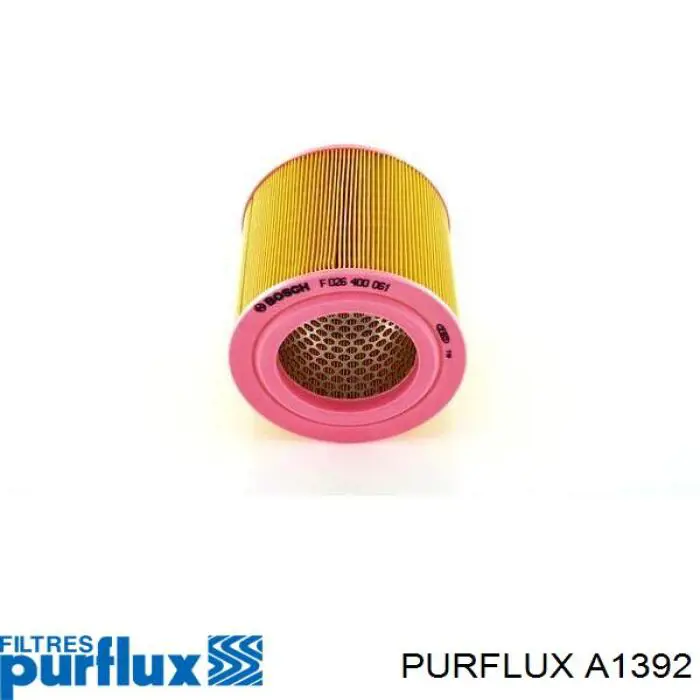 A1392 Purflux Filtro de aire de motor