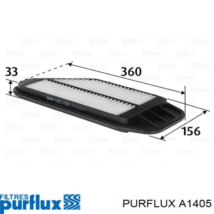 El filtro de aire Purflux A1405 precio, desde 9,17 EUR